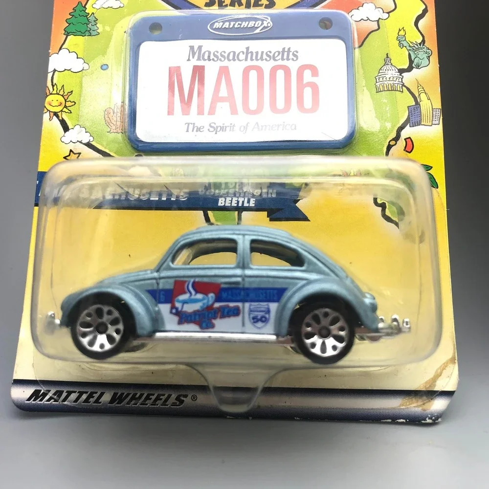 Matchbox Across America 50th Birthday Massachusetts VW Beetle, Georgia Panel Van